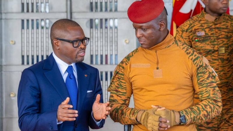 Relations Bénin Burkina Faso : wadagni et traoré scellent une nouvelle dynamique diplomatique