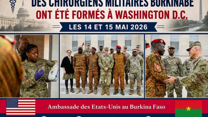 Le Burkina Faso mise sur l&rsquo;expertise américaine pour la formation de ses chirurgiens militaires