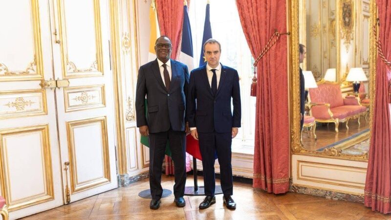 Rencontre historique entre la Côte d&rsquo;Ivoire et la France : Ouattara et Lecornu relancent la coopération stratégique