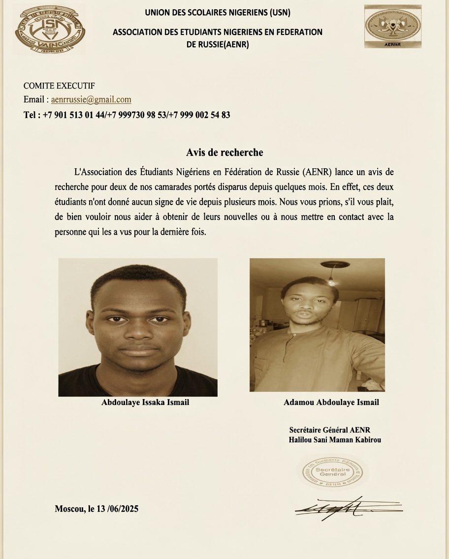 Niger : un second étudiant trouve la mort dans le conflit ukrainien
