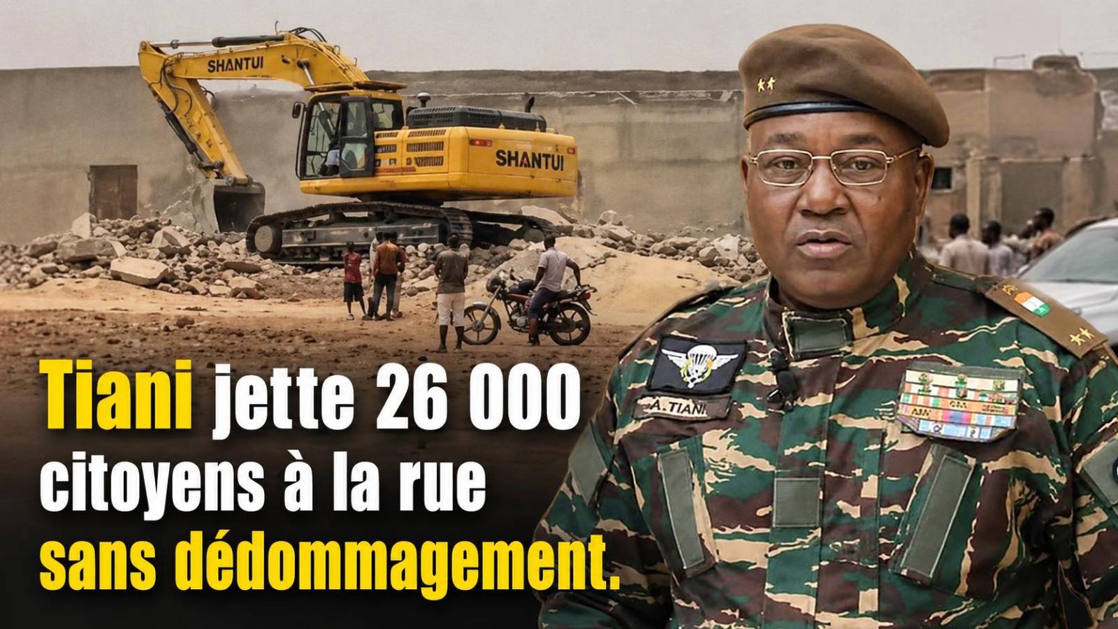 Niamey : une expulsion massive de 26 000 personnes sous le feu des critiques