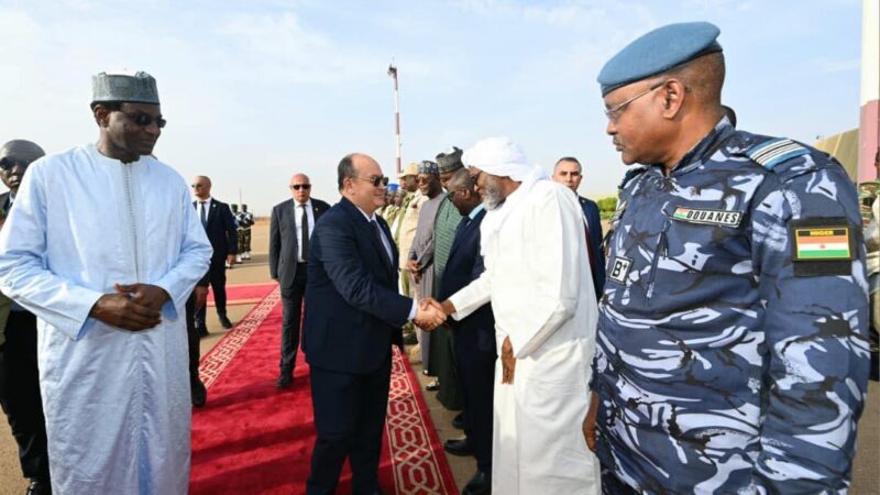 Inauguration de la centrale électrique solidarité à Niamey par le premier ministre algérien