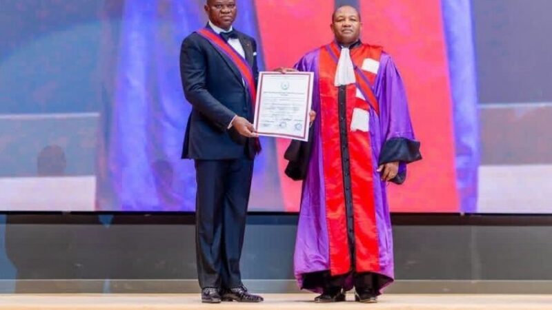 Gabon : Oligui Nguema, l’honneur académique et l’ambition africaine