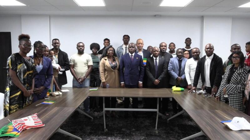 Hermann Immongault échange avec la diaspora gabonaise à Madagascar