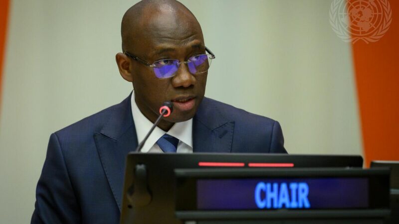 Coly Seck, ambassadeur du Sénégal, prend la présidence d&rsquo;une commission majeure de l&rsquo;ONU