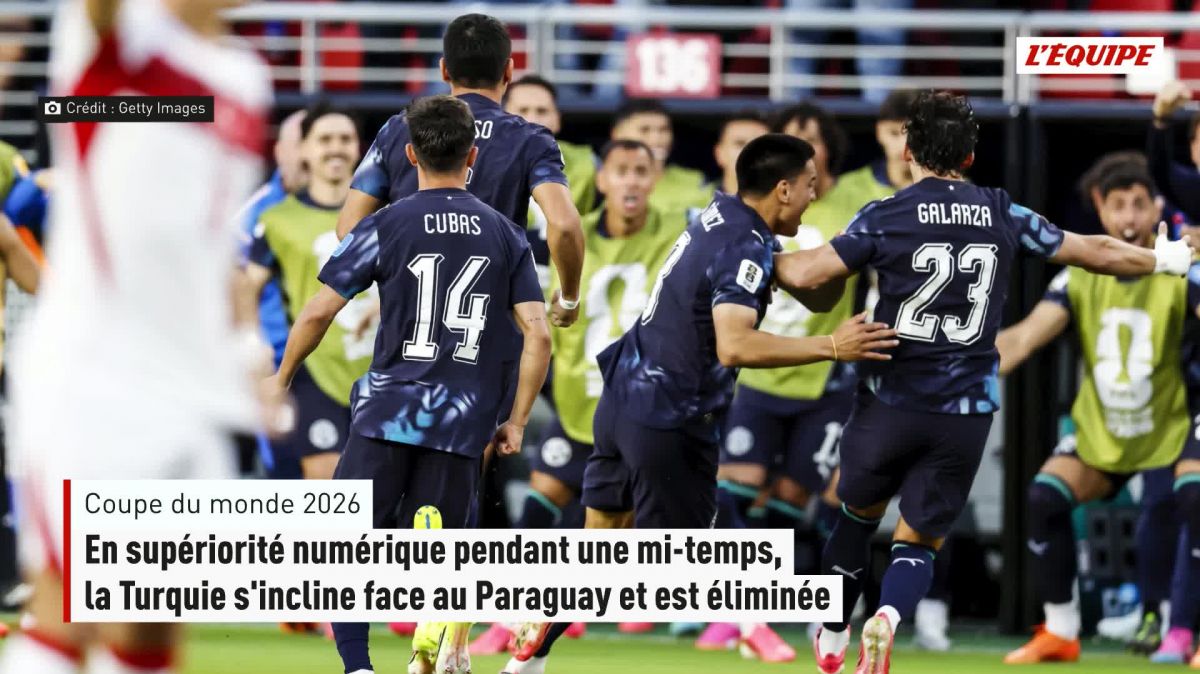 La Turquie éliminée malgré une domination en première mi-temps face au Paraguay
