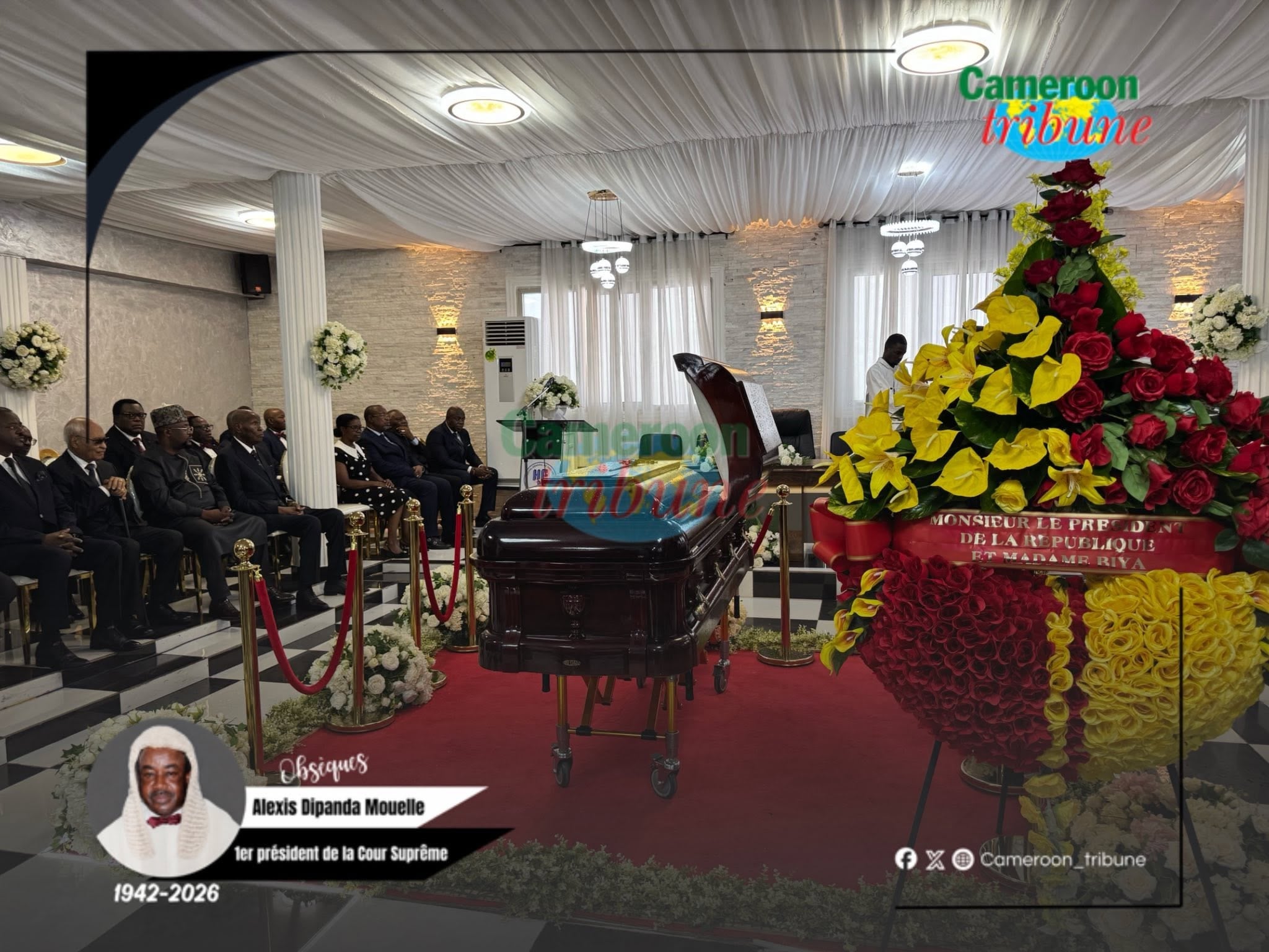 Obsèques d&rsquo;Alexis Dipanda Mouelle : les images de la levée du corps à Yaoundé