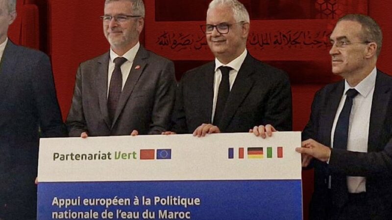 Maroc : un financement européen de 400 millions de dollars pour sécuriser l’eau