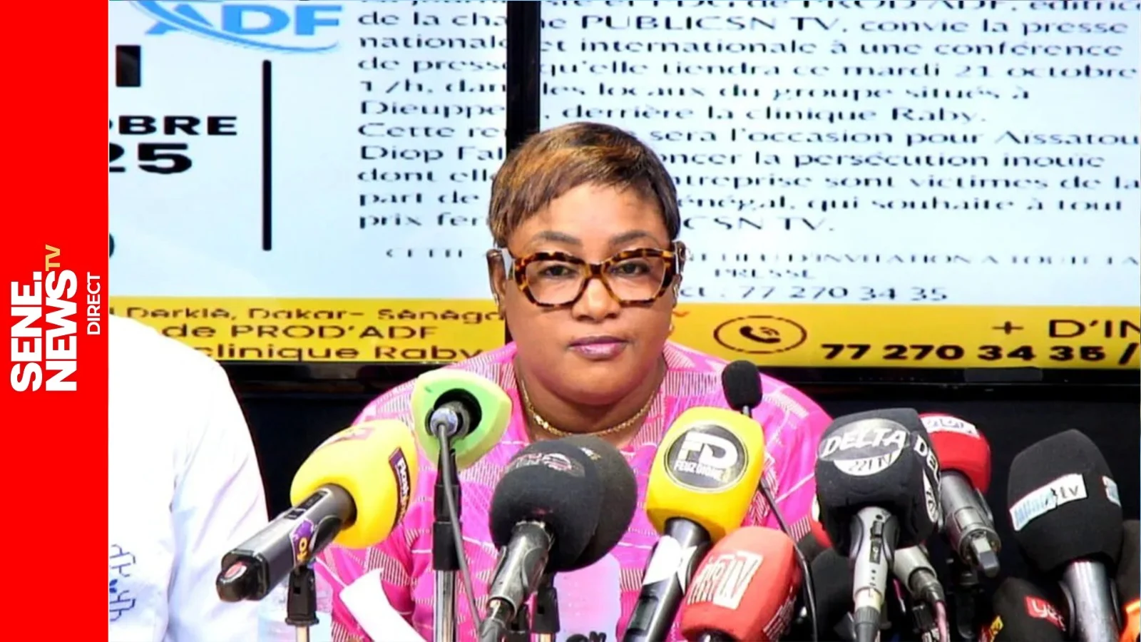 Aïssatou Diop Fall lors de son audition par la DSC