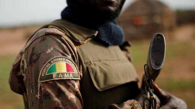 Carte illustrant les enjeux sécuritaires et humanitaires au Sahel