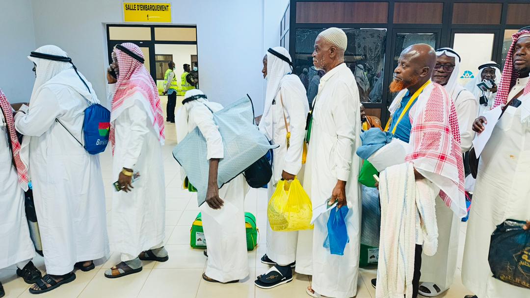 Pèlerins du hadj 2026 accueillis à Ouagadougou