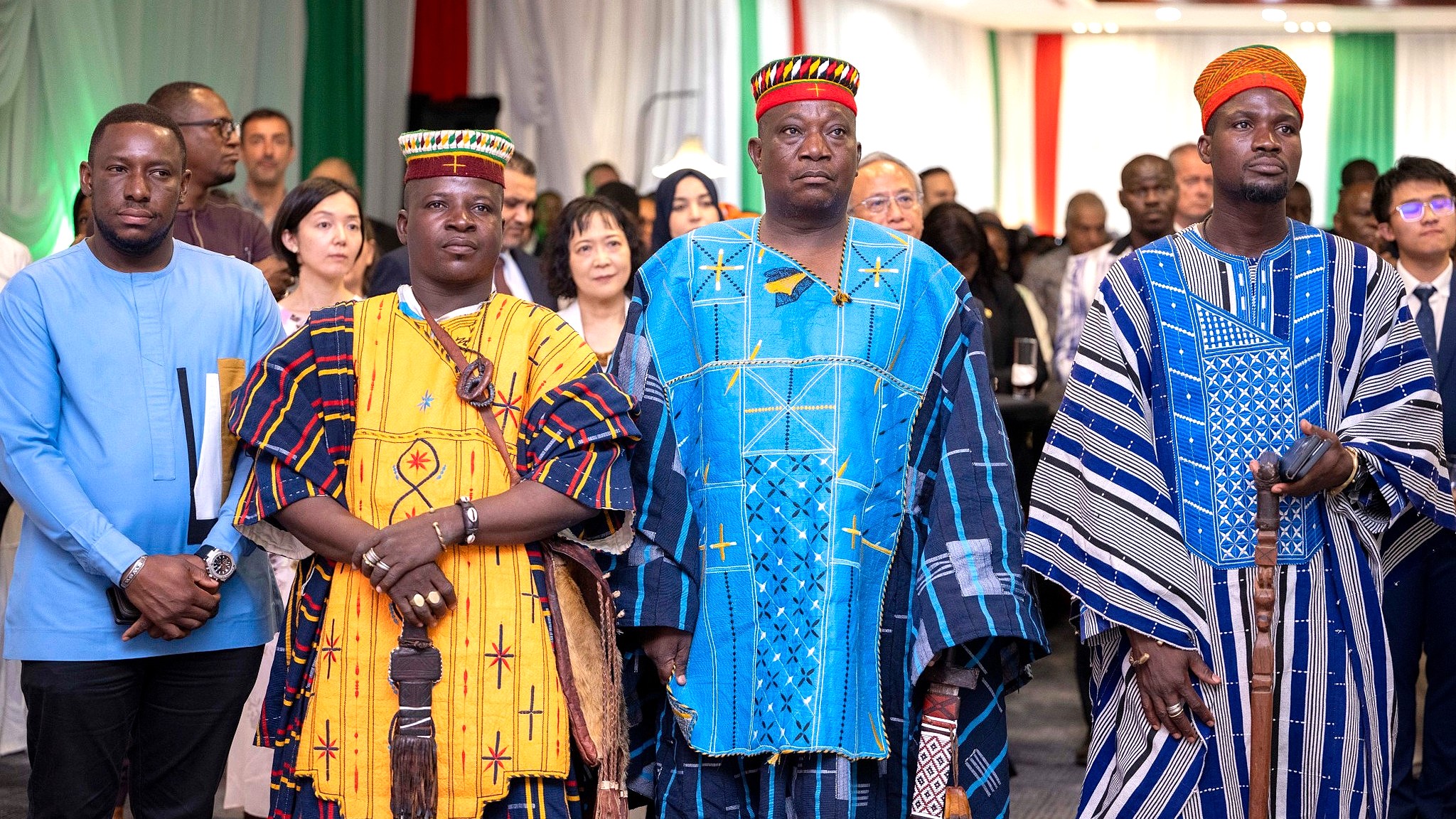 Participants à la soirée de célébration des 80 ans de la République