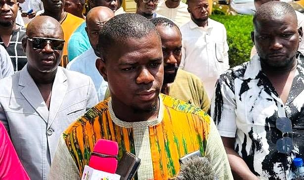 Portrait d'Ismaël Sawadogo, président de l'Association des jeunes commerçants du Burkina Faso