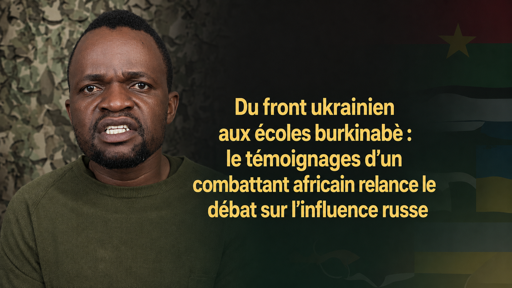 L&rsquo;enseignement du russe au Burkina Faso interroge après les récits d&rsquo;un mercenaire africain