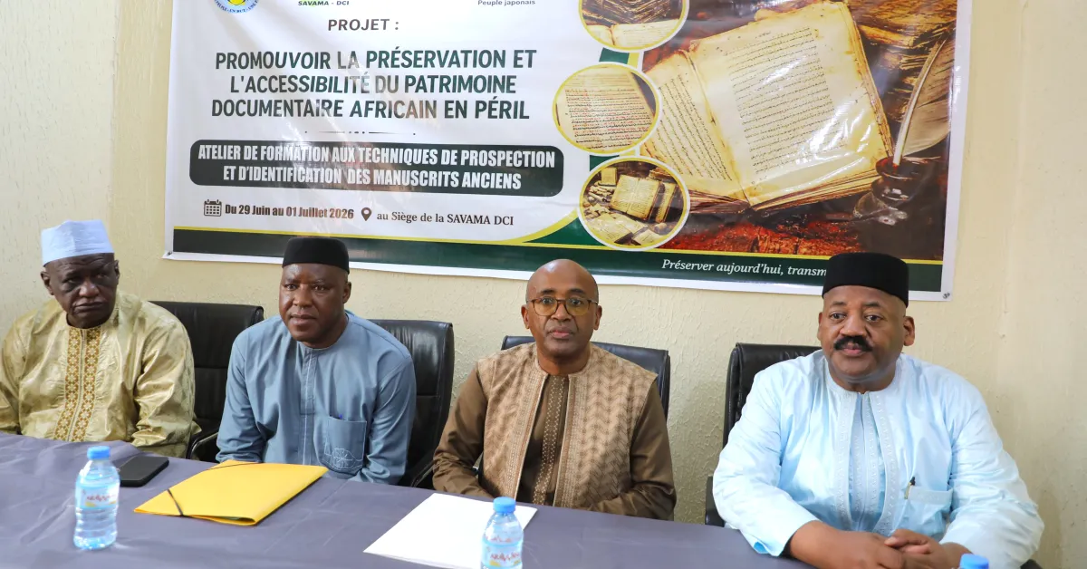 Sauvegarde du patrimoine écrit : une initiative majeure pour les manuscrits anciens du Mali