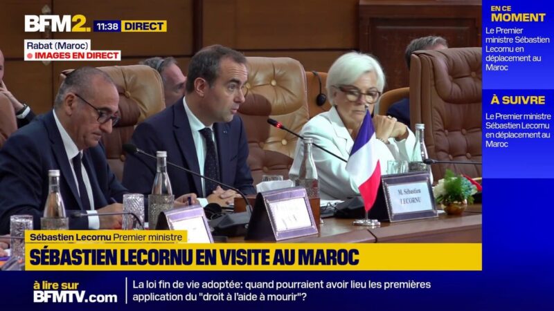 Depuis Rabat, Sébastien Lecornu veut « changer d&rsquo;échelle » dans la relation entre la France et le Maroc