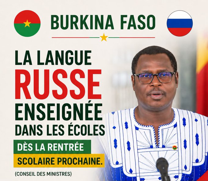 Burkina Faso : l’enseignement du russe dans les écoles, un virage stratégique ou une nouvelle forme de dépendance ?