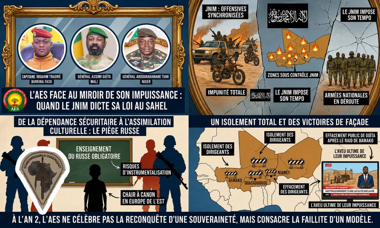 Alliance des États du Sahel : quand le JNIM dicte sa loi malgré les promesses