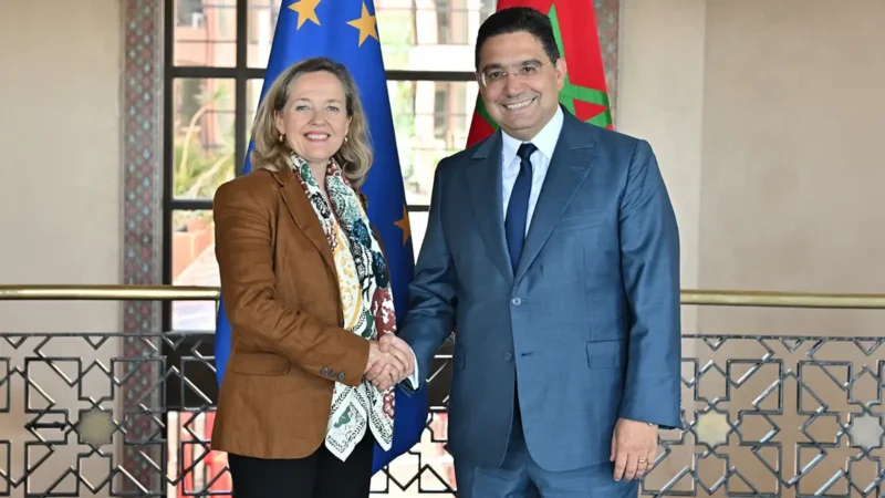 Nadia calviño souligne le rôle clé du Maroc entre afrique et europe lors de sa visite