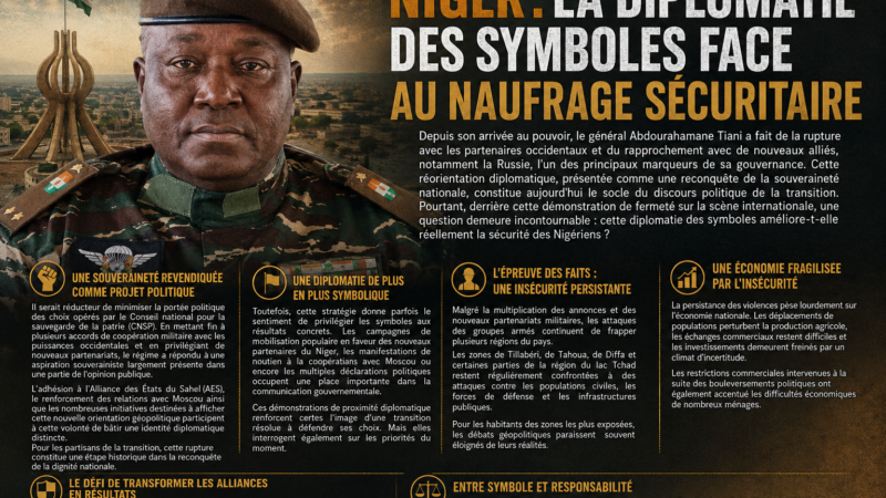 Niger : entre affirmation de souveraineté et urgence sécuritaire