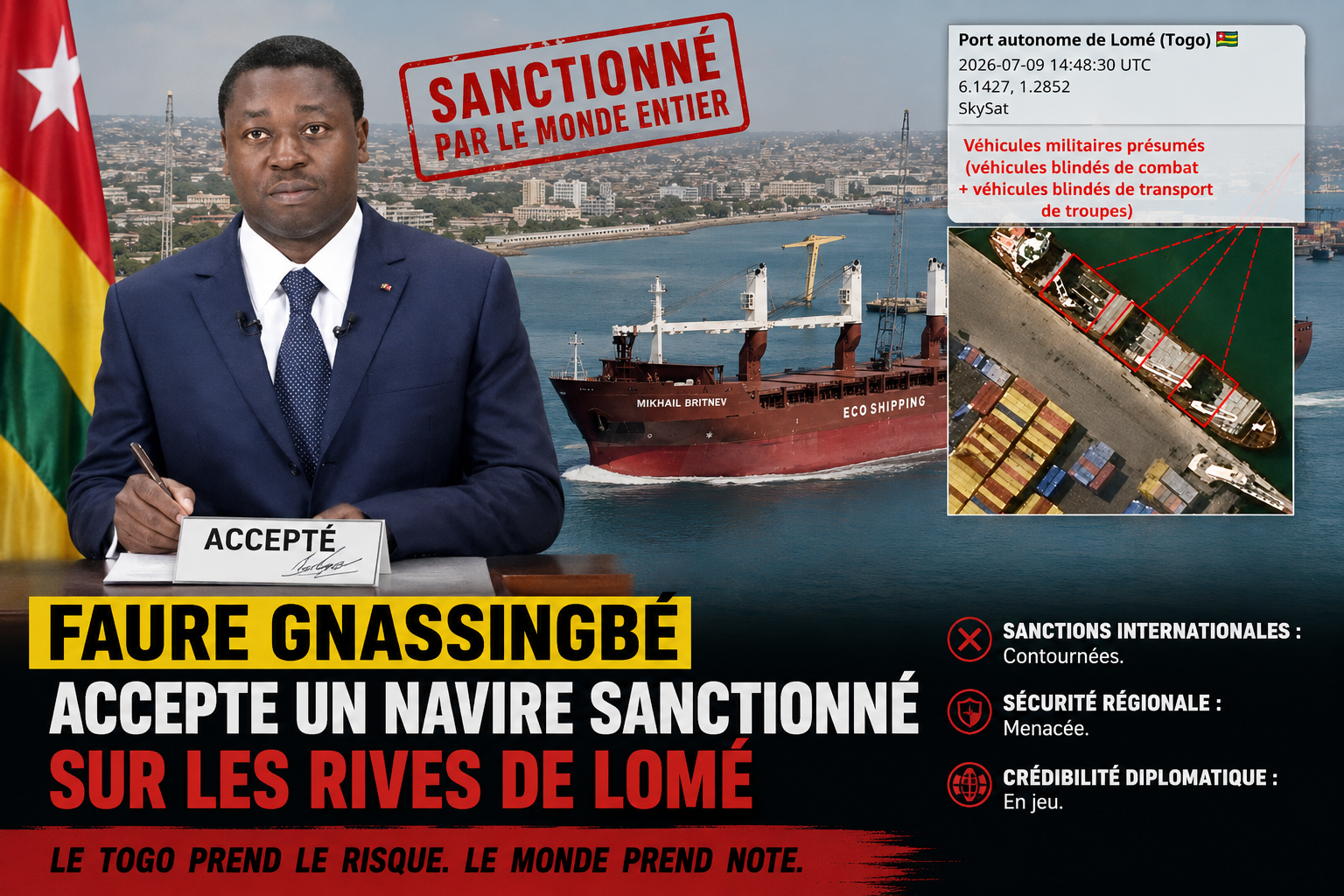 Le Togo face à un virage géopolitique : implications du rapprochement avec la Russie