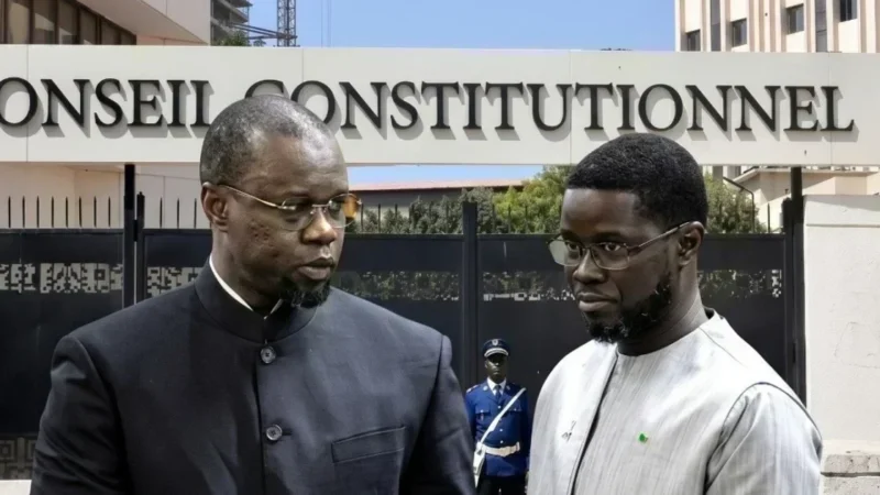 Conseil Constitutionnel invalide la réforme constitutionnelle portée par Ousmane Sonko