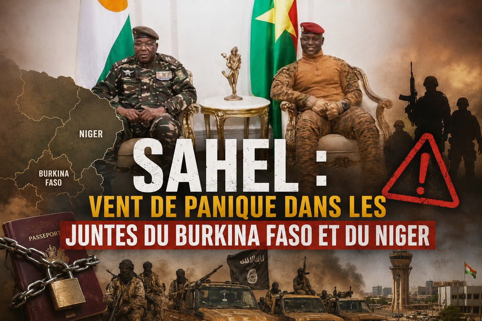 Sahel : les juntes du Burkina Faso et du Niger sous haute tension