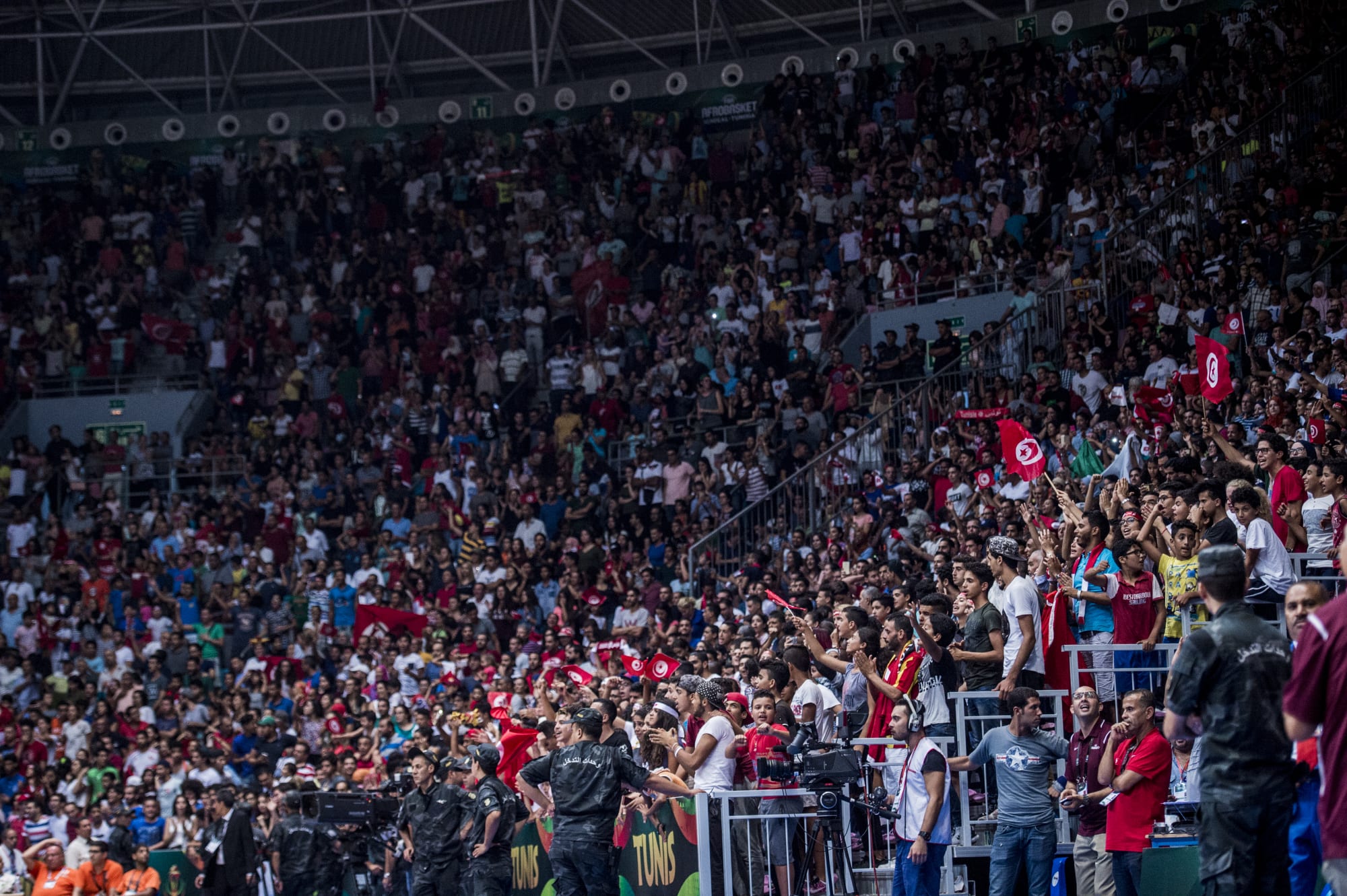 Tunisie et Sénégal, scènes des éliminatoires de la Coupe du Monde FIBA