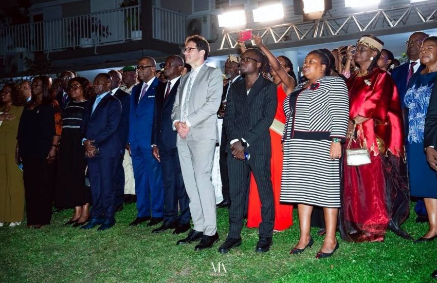 Célébration de la fête nationale française à la résidence de France à Libreville en juillet 2026