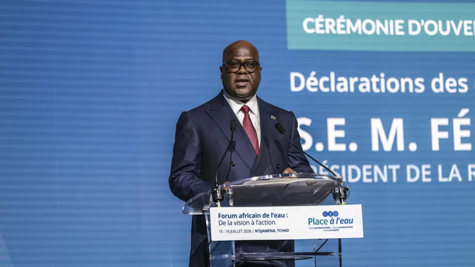 Félix Tshisekedi et João Lourenço lors d'une rencontre diplomatique