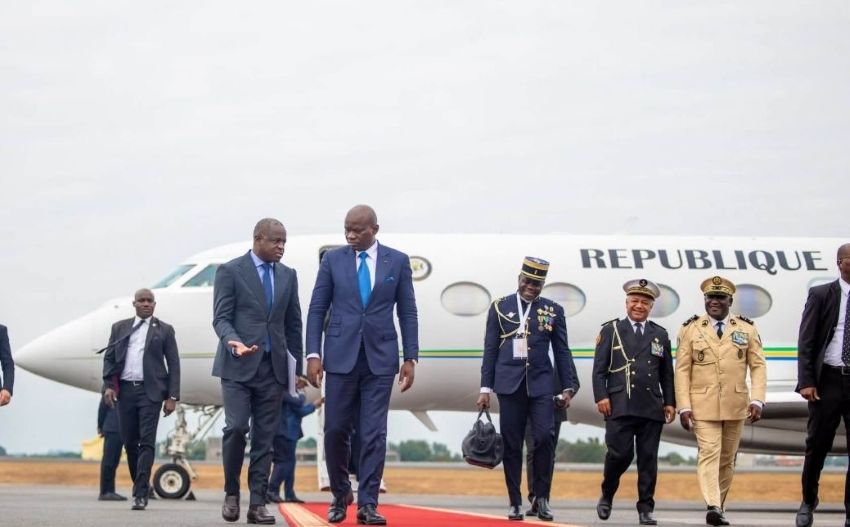 Président gabonais Brice Clotaire Oligui Nguema