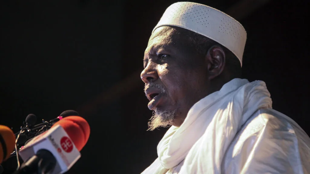 Portrait de Hamma Ag Mahmoud lors de son ralliement à la CFR