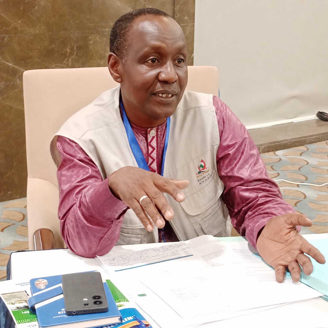Portrait de Boubacar Hamidou, directeur du secteur Relèvement et Stabilisation à la HACP