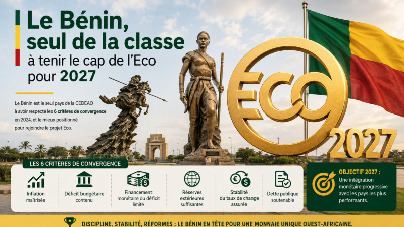 Le Bénin en pole position pour l&rsquo;eco 2027