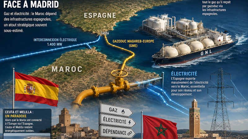 Maroc-Espagne : l&rsquo;énergie, le talon d&rsquo;Achille de Rabat