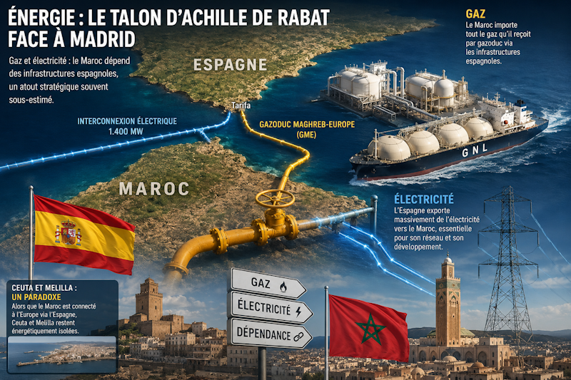 Maroc-Espagne : l&rsquo;énergie, le talon d&rsquo;Achille de Rabat
