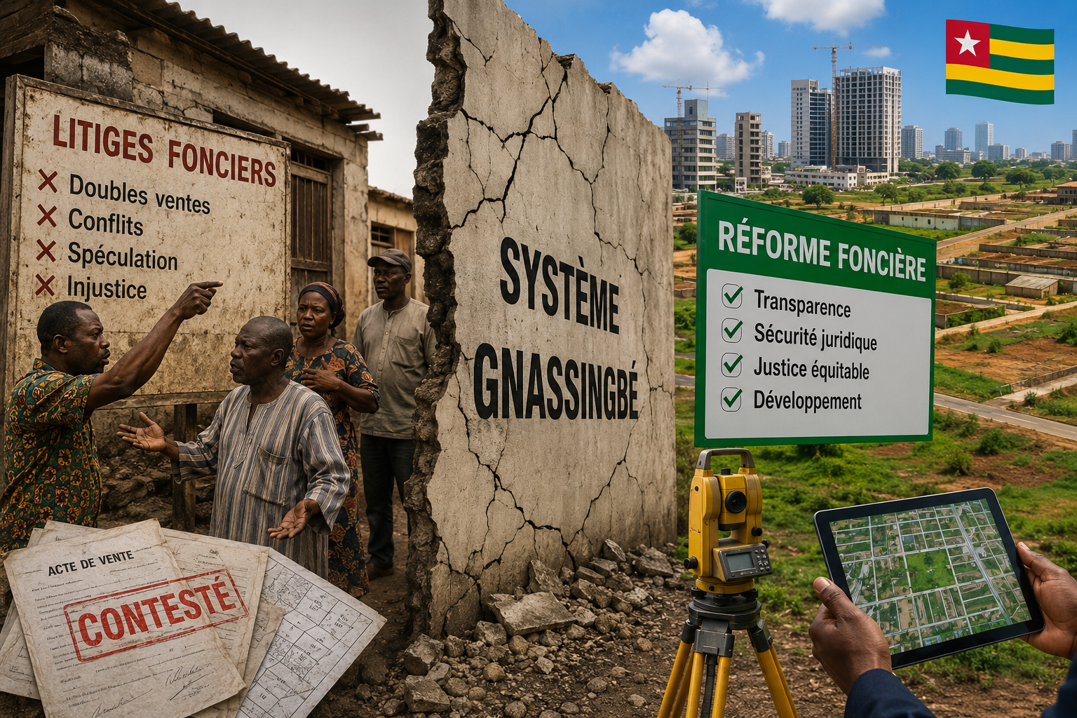 Réforme foncière au Togo : entre promesses et blocages structurels
