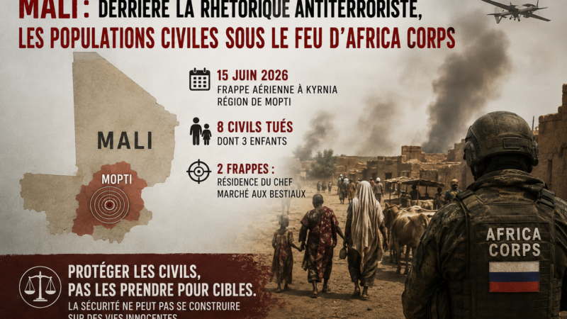 Mali : les dérives des frappes d&rsquo;Africa Corps et le sort des civils de Mopti