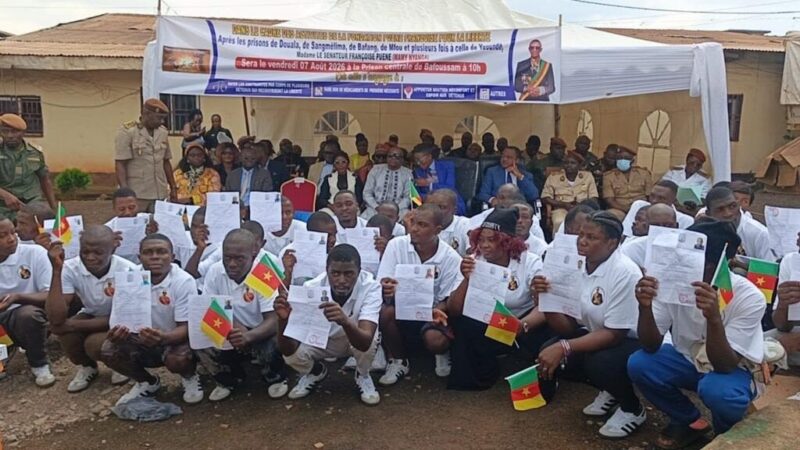 Libération de 38 jeunes détenus au Cameroun : une action humanitaire contre la surpopulation carcérale