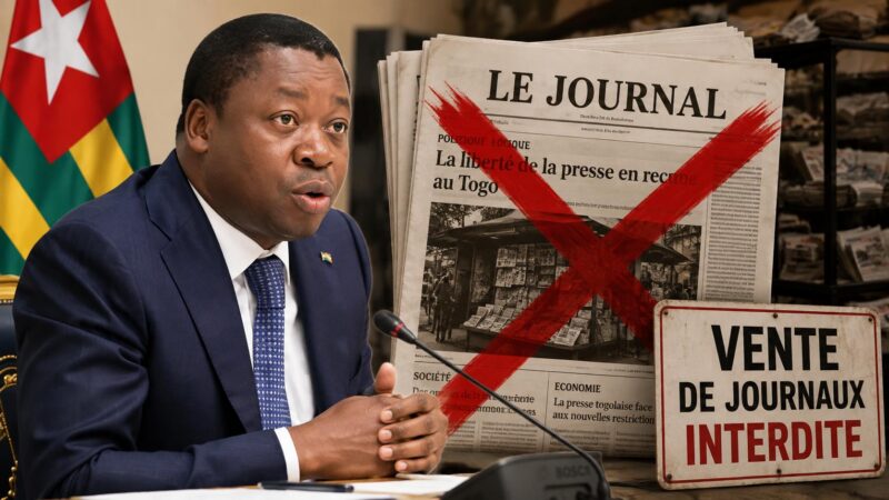 Togo : la liberté de la presse asphyxiée par la répression des distributeurs