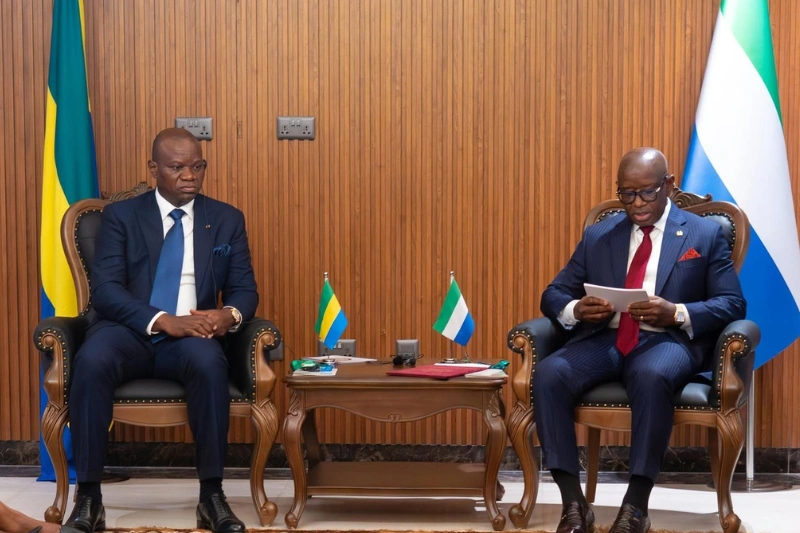 Renforcement des liens entre Gabon et sierra léone sous oligui nguema
