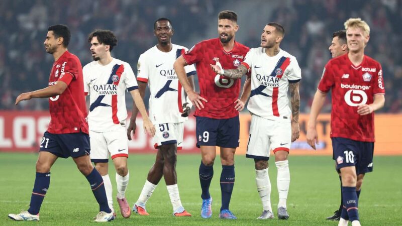 Le choc lille – PSG : enjeux, compositions probables et où suivre le match