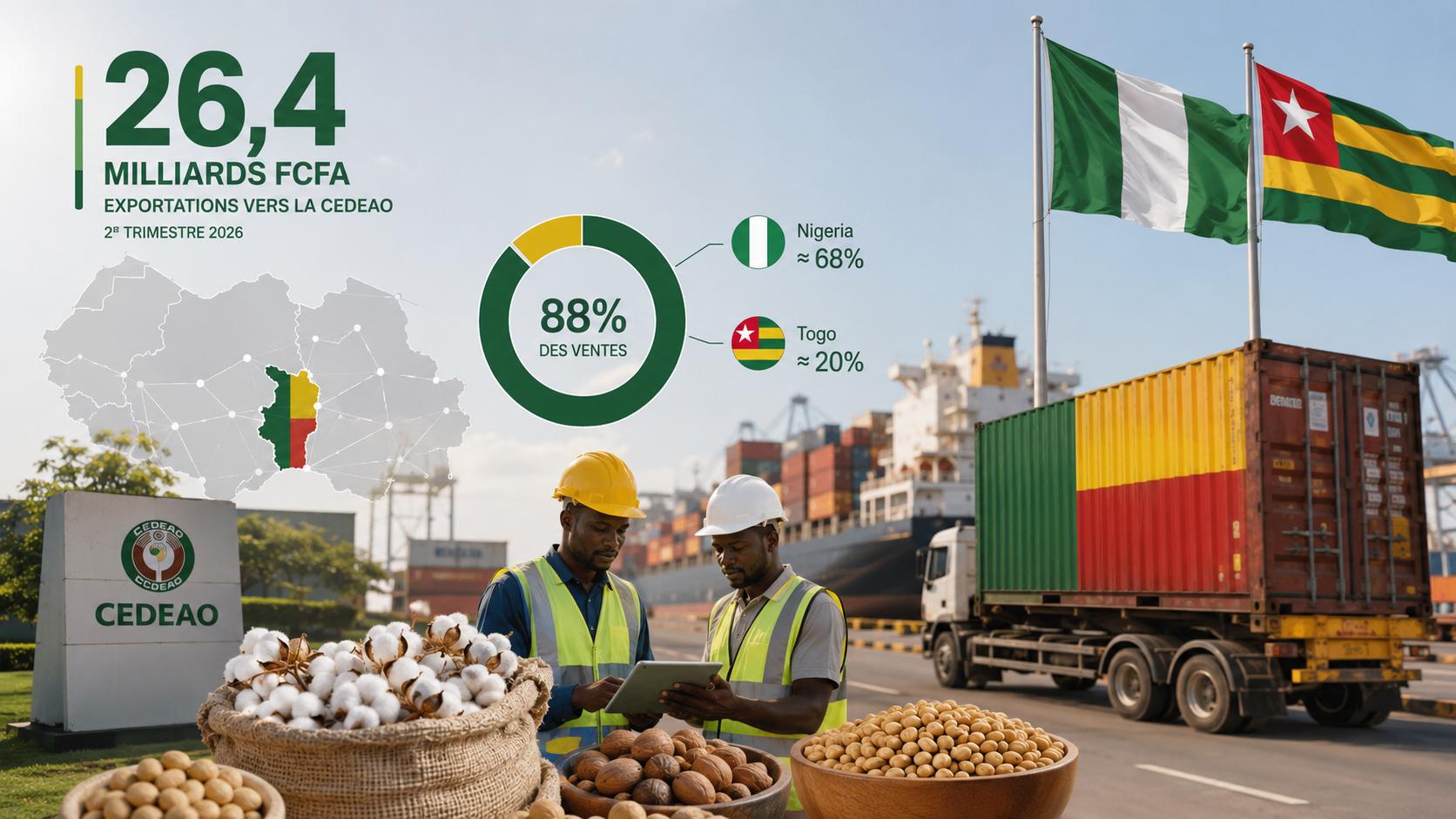 Bénin : l&rsquo;essor du commerce régional au service d&rsquo;une économie en mutation