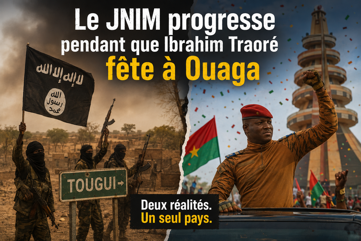 La progression du JNIM met en lumière les défis sécuritaires du Burkina Faso