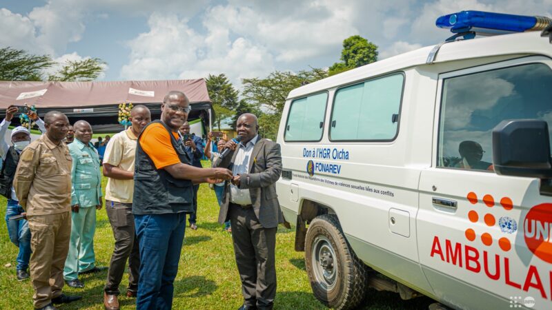 Une ambulance vitale pour l&rsquo;hôpital d&rsquo;Oicha au Nord-Kivu face à l&rsquo;urgence humanitaire