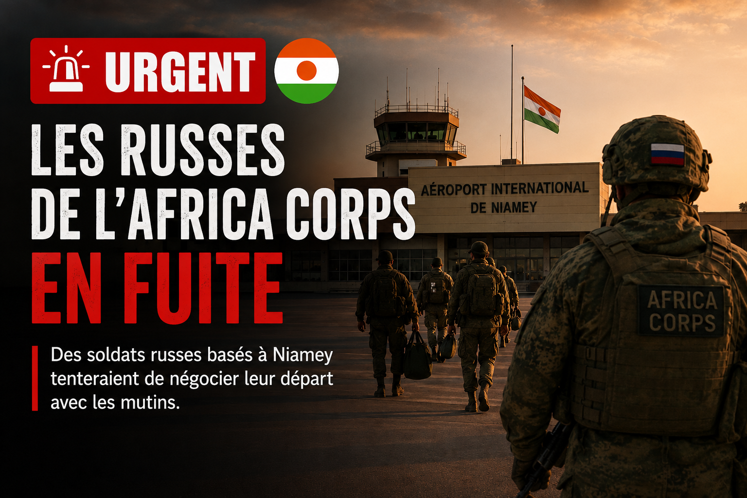 Crise à Niamey : la fragilité d&rsquo;une alliance militaire russe au Sahel