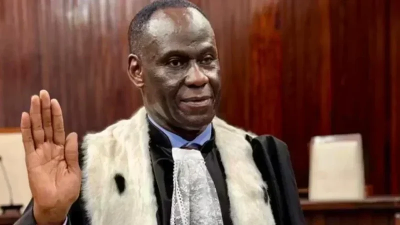 Ousmane diagne prend la tête du conseil constitutionnel du Sénégal
