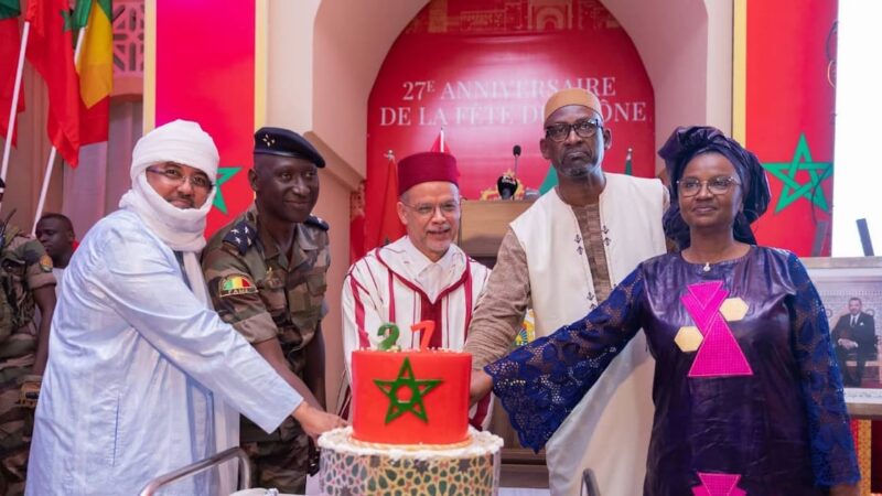 Bamako célèbre les 27 ans du règne du roi mohammed vi avec le Maroc