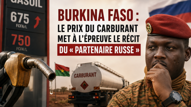 Burkina Faso : l&rsquo;économie des carburants à l&rsquo;épreuve des récits géopolitiques