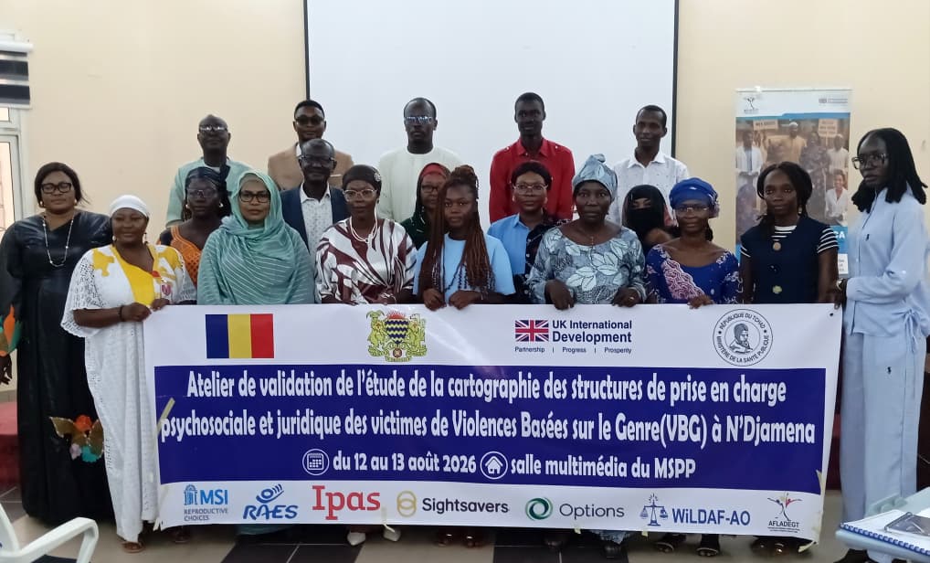 Cartographie des services d&rsquo;aide aux victimes de VBG à N&rsquo;Djamena validée prochainement